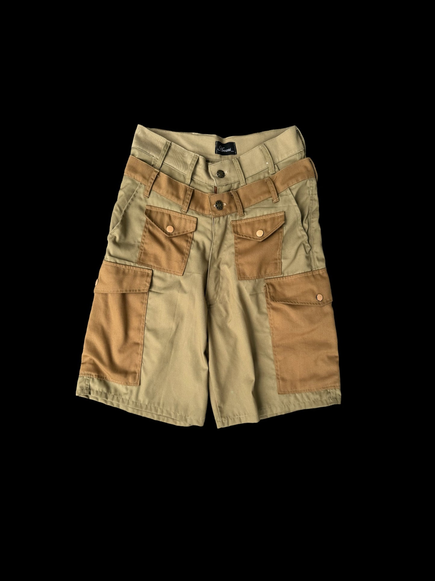 Double Waist Cargo Shorts