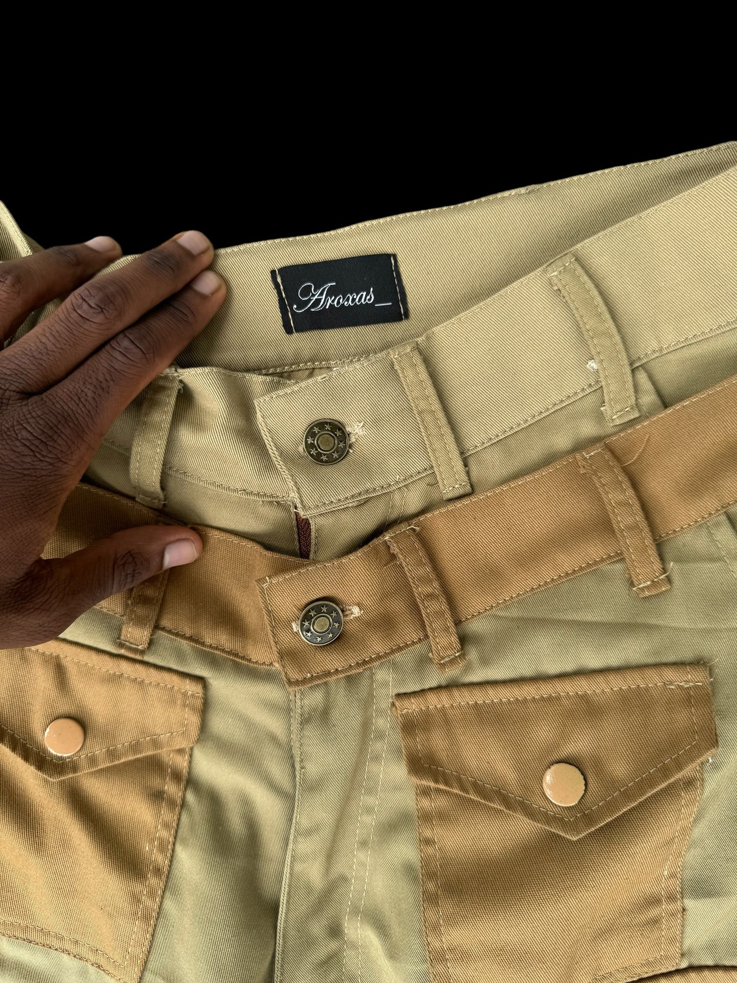 Double Waist Cargo Shorts