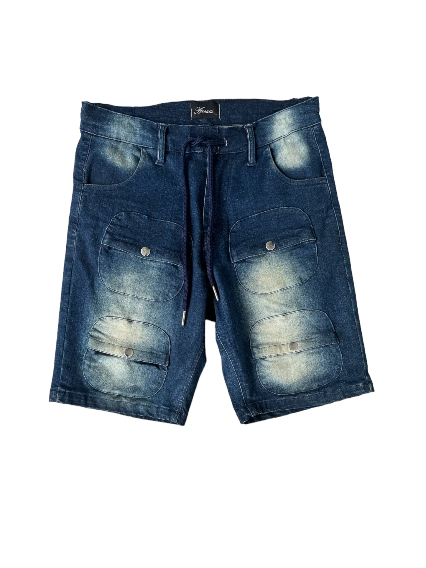 Draw String Jean Shorts
